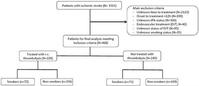 Smoking Does Not Alter Treatment Effect of Intravenous Thrombolysis in Mild to Moderate Acute Ischemic Stroke—A Dutch String-of-Pearls Institute (PSI) Stroke Study